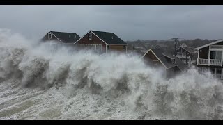 Crazy Winter Storms Noreaster  Big waves  huge snow  bomb cyclone  blizzard  winter hurricane [upl. by Esilenna]