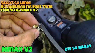 PAANO AYUSIN ANG HINDI BUMUBUKAS NA FUEL TANK COVER NG NMAX V2  DIY sa bahay [upl. by Hayikat]