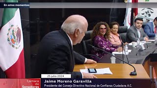 Intervención en el Senado de la República Presentación de la Federación de Profesionales por México [upl. by Ahsaele]