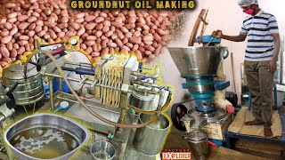 HOW Groundnut Oil is made  Cold Pressed Oil  Factory Explorer [upl. by Htenaj]