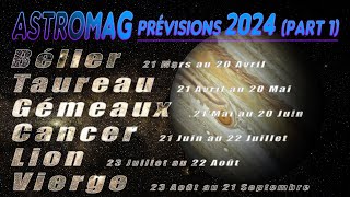 Prévisions astrologiques 2024 avec lastrologue MarieClaude Nadeau AstroMagPartie 1 [upl. by Annaitat]