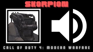 Skorpion Sound Effects Call of Duty 4 Modern Warfare [upl. by Arob]