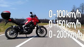 Ducati Multistrada 950  0100 amp 0200 kmh [upl. by Adnauqahs]