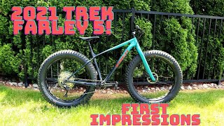 My New 2021 Trek Farley 5 First Impressions [upl. by Lud]