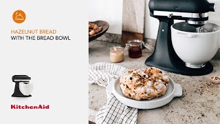 Rye bread with raisins and hazelnuts with the bread bowl  Recipe  KitchenAid [upl. by Adnolaj29]