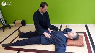 Ryoho Shiatsu  quottravail de la cage thoraciquequot [upl. by Llenrrad]