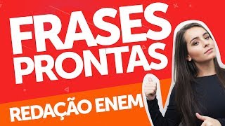 EXEMPLOS DE FRASES PRONTAS PARA INICIAR OS PARÁGRAFOS DA REDAÇÃO DO ENEM  APRENDA COM A POXALULU [upl. by Matty]