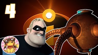 THE INCREDIBLES Part 4  Fight The Omnidroid Boss Game Movie Walkthrough 1080p [upl. by Acinna332]