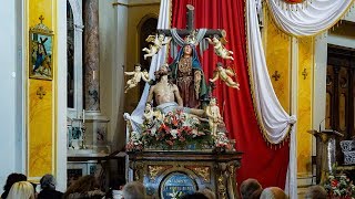 La Processione del Madunu di Dossena 2019 [upl. by Tarrsus734]