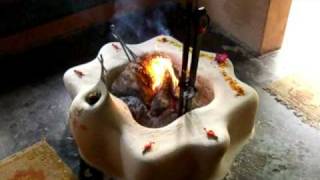 The Maha Shakti Dhuni Fire BABAji Ashram Haidakhan amp Shanti PEACE Mantra [upl. by Ydor]