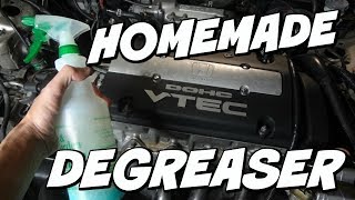 HOW TO MAKE DIY ENGINE DEGREASER amp FOR MOTORCYCLES [upl. by Ragg]