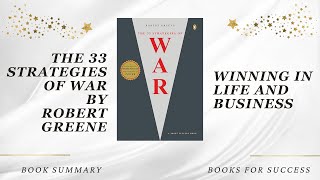 The 33 Strategies of War by Robert Greene Book Summary Audiobook [upl. by Ellinad]