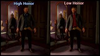 Red Dead Redemption 2  Subtle changes depending on your honor level [upl. by Arten632]