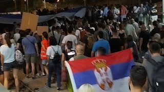 Blokada železnicke stanice Beograd [upl. by Hubey]