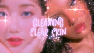 𝐆𝐋𝐄𝐀𝐌𝐈𝐍𝐆 ⌗ powerful clear skin subliminal USE WITH CAUTION [upl. by Anirrehs]