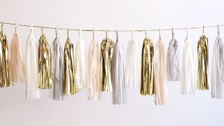 How to make crepe paper party fringe [upl. by Thorstein]