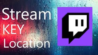 How to find stream key on Twitch [upl. by Melc]