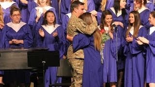 Soldier Surprises Sister in Howell With Heartwarming Reunion [upl. by Tasia]