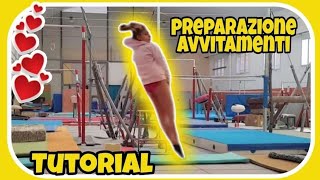 PREPARAZIONI PER GLI AVVITAMENTI TUTORIAL Ginnastica Artistica CSB [upl. by Amos]