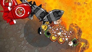 Bloons Monkey City  Level 31  DDTs on Volcano Squigglecano  NLL [upl. by Kumagai981]