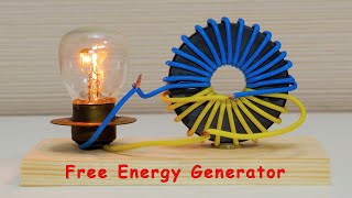 2023 Free Energy Generator Self Runing Using Spark Plug [upl. by Ahsiuqat]