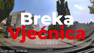 Vožnja Breka  Vijećnica july 2024 visitbosnia visitsarajevo srcesarajeva bosnia dashcam [upl. by Amadas]