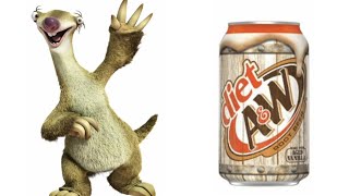 Ice Age Movie Characters and their favorite FOODSamp other favorites  Sid Diego Scrat Manny [upl. by Ginny930]