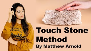 Touchstone Method  Easiest Explanation Matthew Arnold  Study of Poetry [upl. by Idmann]