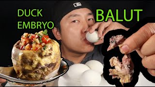 BALUT DUCK EMBRYO EGG EXOTIC DELICACY MUKBANG ASMR [upl. by Pepita]