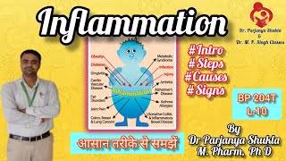 Inflammation  Introduction Response Steps Causes Clinical Signs Pathophysiology  BP 204T L10 [upl. by Leonore]