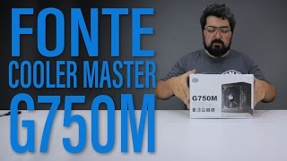 Fonte Cooler Master G750M  Unbox  Modding It [upl. by Sholom]