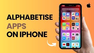 How to Alphabetize Apps on iPhone Simple [upl. by Ciryl646]