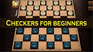 How to play Checkers for beginners [upl. by Rehptsirhc]