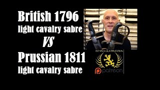 Prussian M1811 Blücher Sabre VS British 1796 Light Cavalry Sabre [upl. by Leamaj]