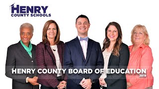 2019 Henry County Schools  Board of Education Appreciation Video [upl. by Aicilet]