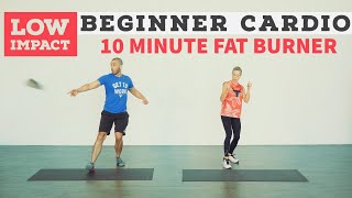 10 minute LOW IMPACT fun cardio workout No equipment [upl. by Dualc393]