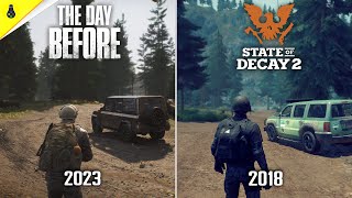 The Day Before vs State of Decay 2  Details and Physics Comparison [upl. by Wexler]