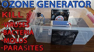 How to make OZONE GENERATOR AIR CLEANEROZONER [upl. by Etnuaed213]