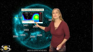 Big Solar Flares amp Solar Storms on the Menu  Solar Storm Forecast 23 November 2023 [upl. by Naie]