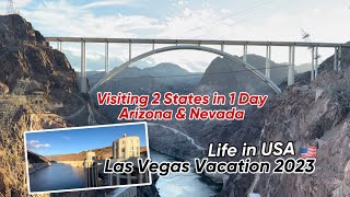 Life in USA 🇺🇸 Visiting Hoover Dam  Las Vegas Vacation 2023 adayinourlifevlogs [upl. by Denny]