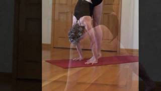 power vinyasa reverse rep handstand sequence [upl. by Jenne]