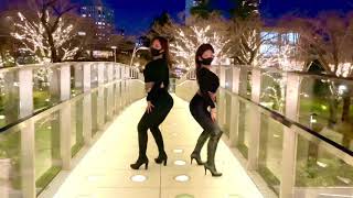 【Bachata Ladies styling】バチャータ Darte un besos “Prince Royce” in Tokyo Japan Yurisaamp umekoyuko [upl. by Ronen727]