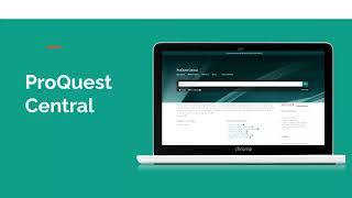 Using the ProQuest Central Library Database to Find Sources [upl. by Anerdna]