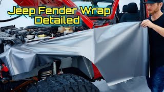 Is this the latest and greatest vinyl wrap material available  Jeep Gladiator Part 2 [upl. by Latta]