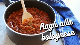 RAGU ALLA BOLOGNESE  La RICETTA ORIGINALE della mia nonna bolognese per un ragù perfetto [upl. by Lightman390]