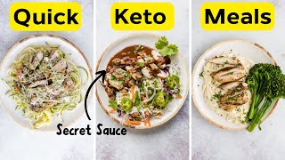 My SECRET Method to 5 Minute Keto Meals [upl. by Aidnama]