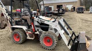 Bobcat B250 4X4 Tractor W Backhoe and Loader [upl. by Akimehs]