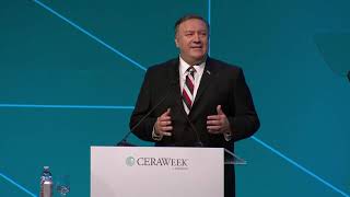 Secretary Pompeo remarks at CERAWeek [upl. by Atwekk]