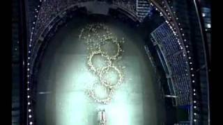 Athens 2004  Closing Ceremony  Olympic Rings [upl. by Anual]