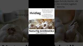 Naturlig Antibiotika uden Aspartam shorts oplysningomaspartam [upl. by Nirrat673]